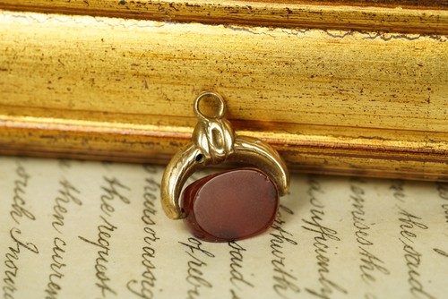 Beautiful antique swivel fob - beautiful,