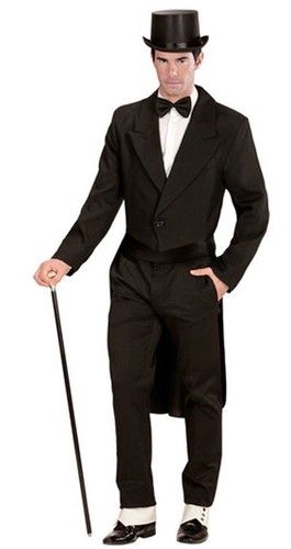 Black tailcoat adult - tailcoat, fancy