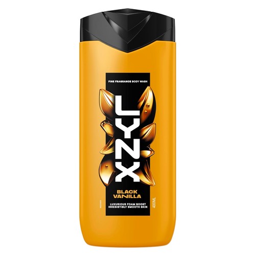 Lynx black vanilla shower gel - black,