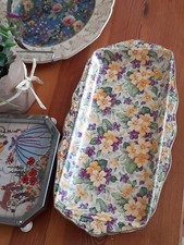 Chintz Primula Sandwich Plate James Kent