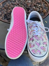 Sz 11 Vans Skateboard Shoes Vanosaur Era Pr0 Cream Pink Ultracush Men's Dinosaur