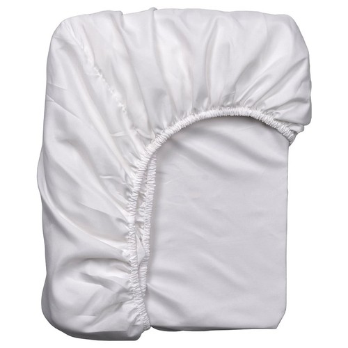 Ikea single fitted - single, white