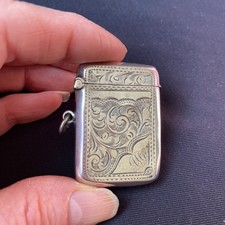 Antique Sterling Silver Vesta