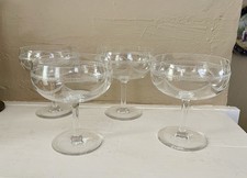 4 Art Deco Champagne Coupe