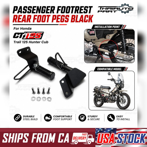 Passenger footrest rear - passenger,