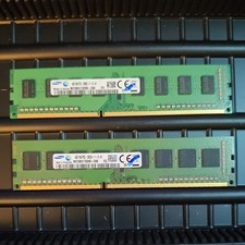 Samsung 8GB (2×4GB) DDR3 1600MHz PC3-12800U 1Rx8 Desktop RAM – M378B5173QH0-CK0