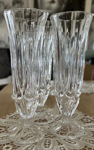 Fluted bud vases crystal - bud,