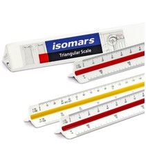 ISOMARS Triangular Scale Ruler