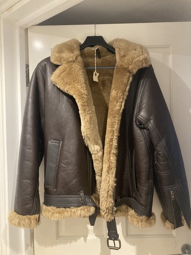 Raf sheepskin brown leather - raf,