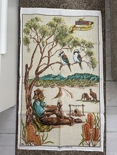 The Jolly Swagman Designed In Australia Unused Tea Towel