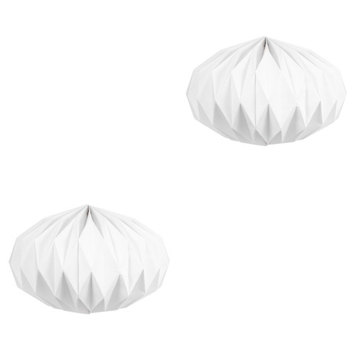 2pcs white paper craft - 2pcs,