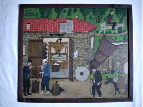 Original greek folk art - folk, naive