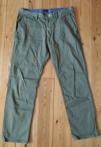 Gant chinos mens w35 l30 - mens, khaki