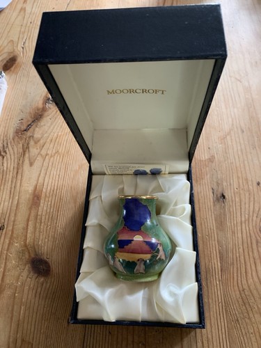 Moorcroft miniature enamel - moorcroft,