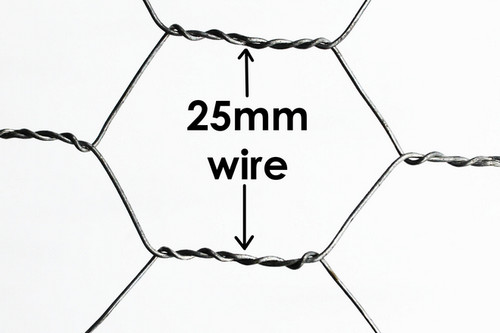 Galvanised chicken wire mesh - wire,
