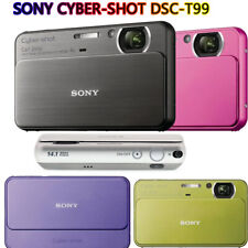 Sony Cyber-Shot DSC-T99 14.1MP Digital Camera Touch Screen English w/Charger 85%