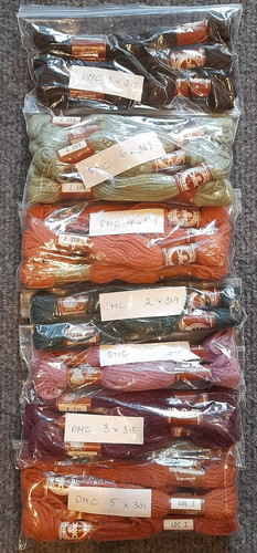 Skeins dmc laine - 25,