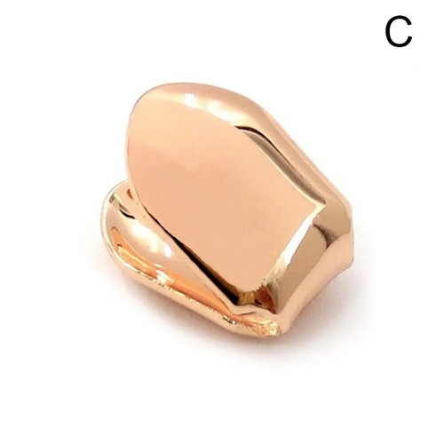 Cool plated single tooth - single,