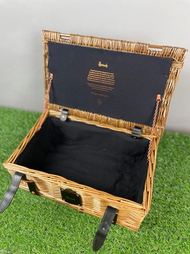 Harrods wicker hamper - wicker,