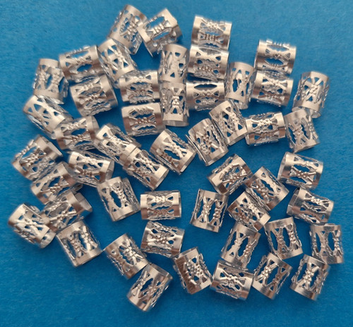 100 pcs 9mm dreadlock - , beads