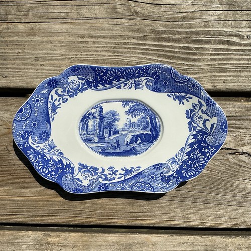 Spode blue italian c1816 oval - spode,
