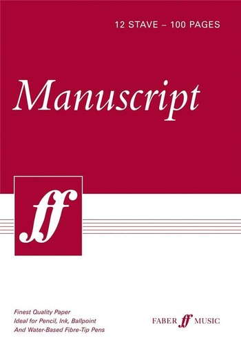 100 page manuscript pad - 100-page, a4