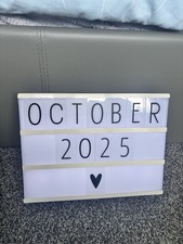 Cinematic Light Up Box with 80 Plus Numbers Letter and Symbols