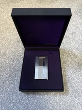 S.T. DuPont D-Light High-tech Lighter Palladium 021001 In Great Condition