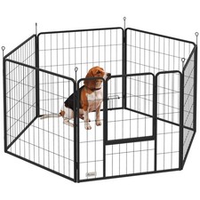 PawHut Dog Playpen, 6 Panels
