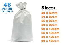 BAG SACKS WOVEN LARGE EXTRA HEAVY DUTY RUBBLE SAND BAG SACKS POLYPROPYLENE PB