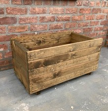 Wooden Trough Planter Extra