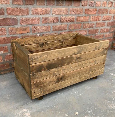 Wooden trough planter extra - trough,