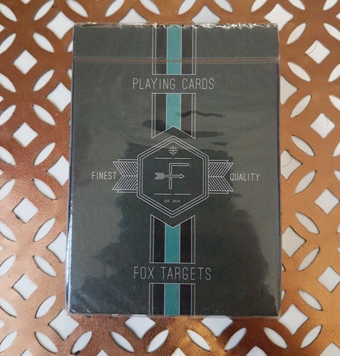 Fox targets playing cards - fox,