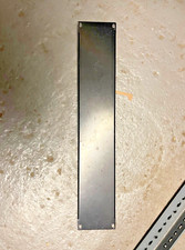 2 U 19” Blank Rack Panel With Black Finish