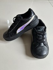Puma Girl Black Trainers Shoes