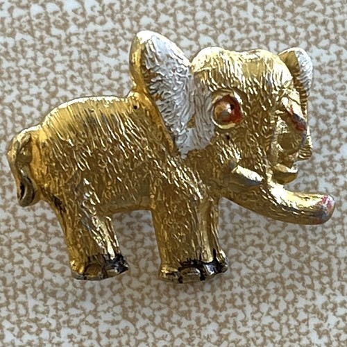 Vintage gold tone metal