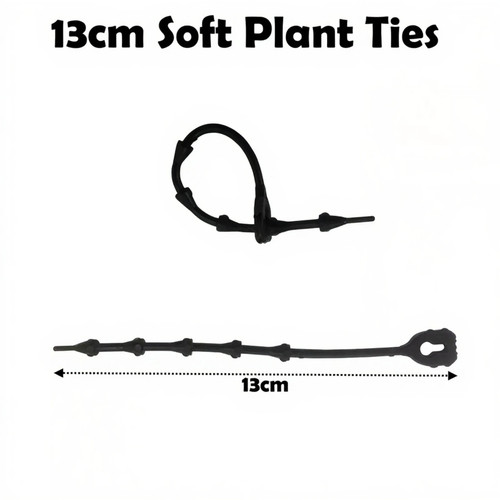 13cm plant ties strong - 13cm, rubber