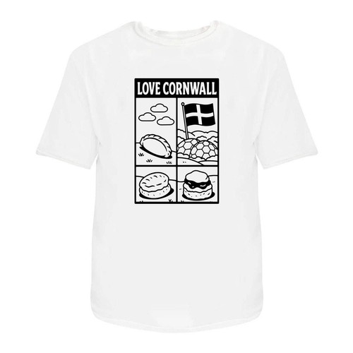 Love cornwall unisex cotton - 'love,