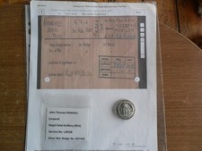 WW1 Silver War Badge For
