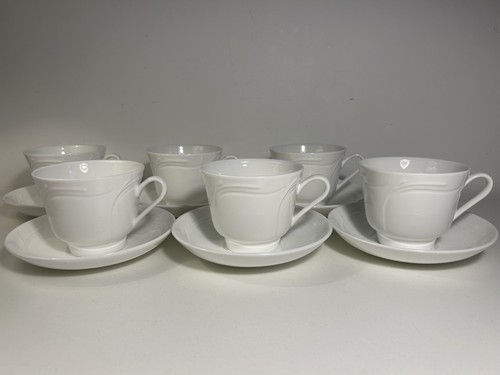 Wedgwood white tea - x6,