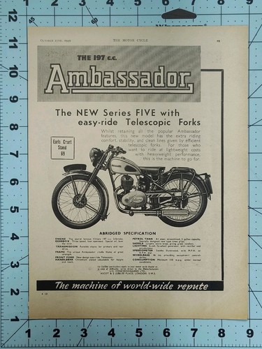 1949 ambassador 197cc - 1949, series