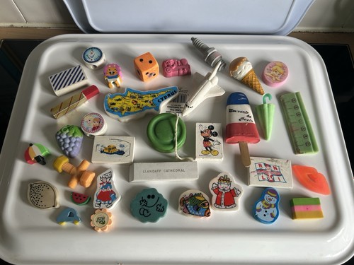 Job lot 1980 erasers - job, of