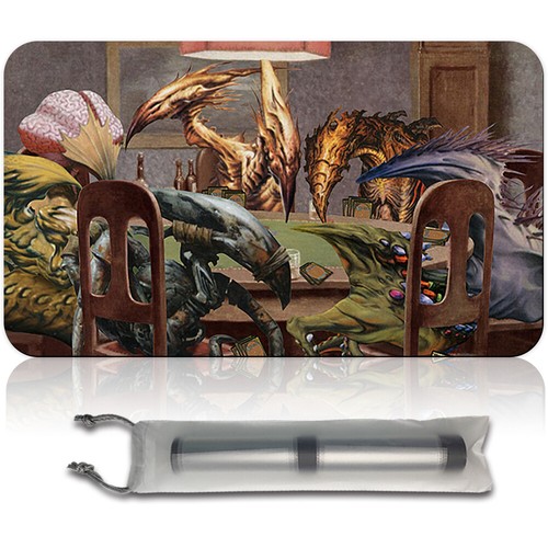 Slivers playing poker board - slivers-playing-poker,