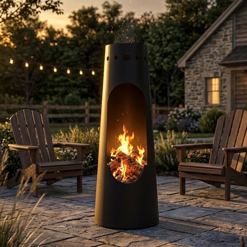 Santa large wood burning - fe,