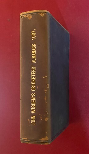 1907 wisden rebound without - 1907,
