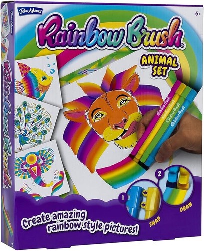 Rainbow brush animals - rainbow,