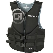 O'BRIEN Traditional Kayak Water Ski Wakeboard Buoyancy Aid Vest - Black