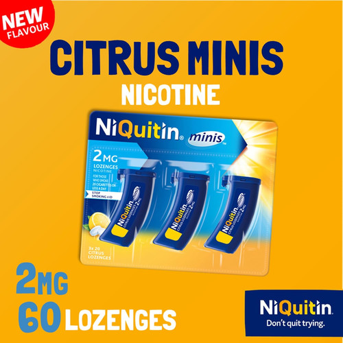 Niquitin 2mg minis citrus - niquitin,