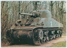 AFTER THE BATTLE POSTCARD - M4A2 SHERMAN TANK