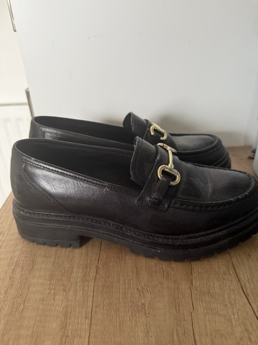 Dune black leather loafers - dune,